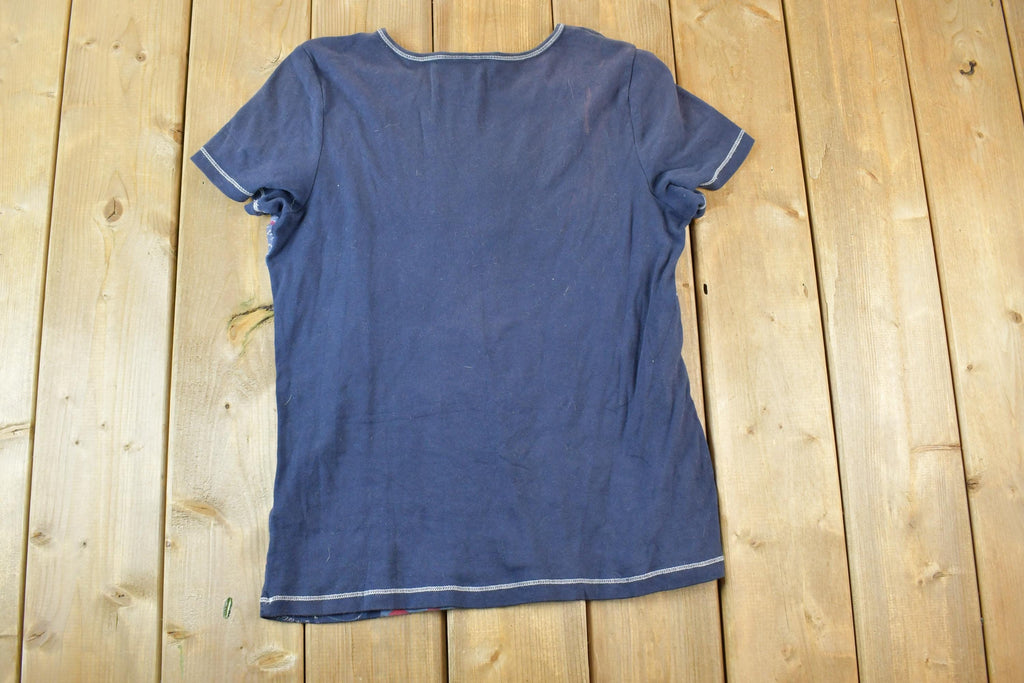 Vintage 1990s Christopher And Banks New York AOP Single Stitch T-Shirt