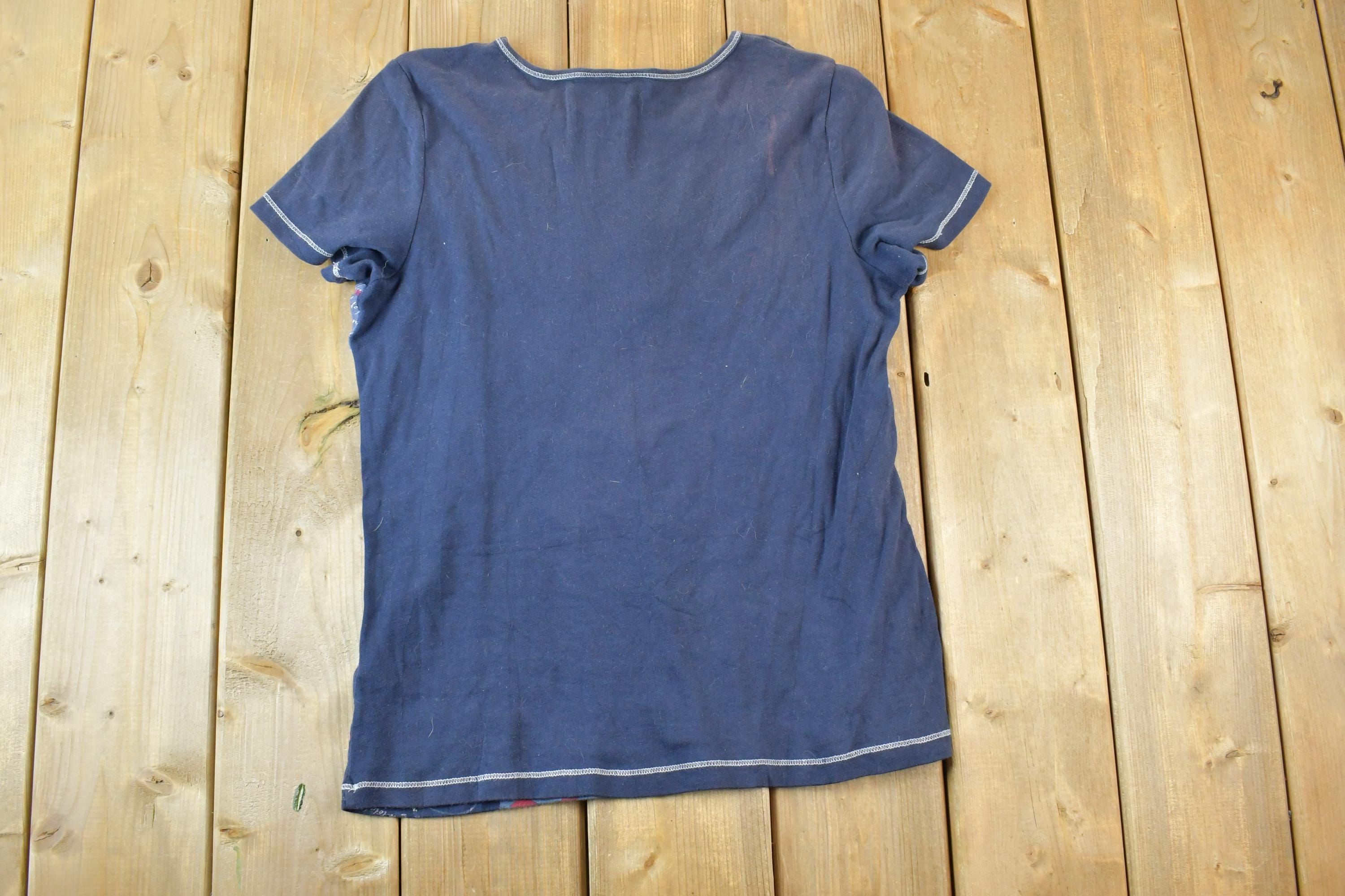 Vintage 1990s Christopher And Banks New York AOP Single Stitch T-Shirt