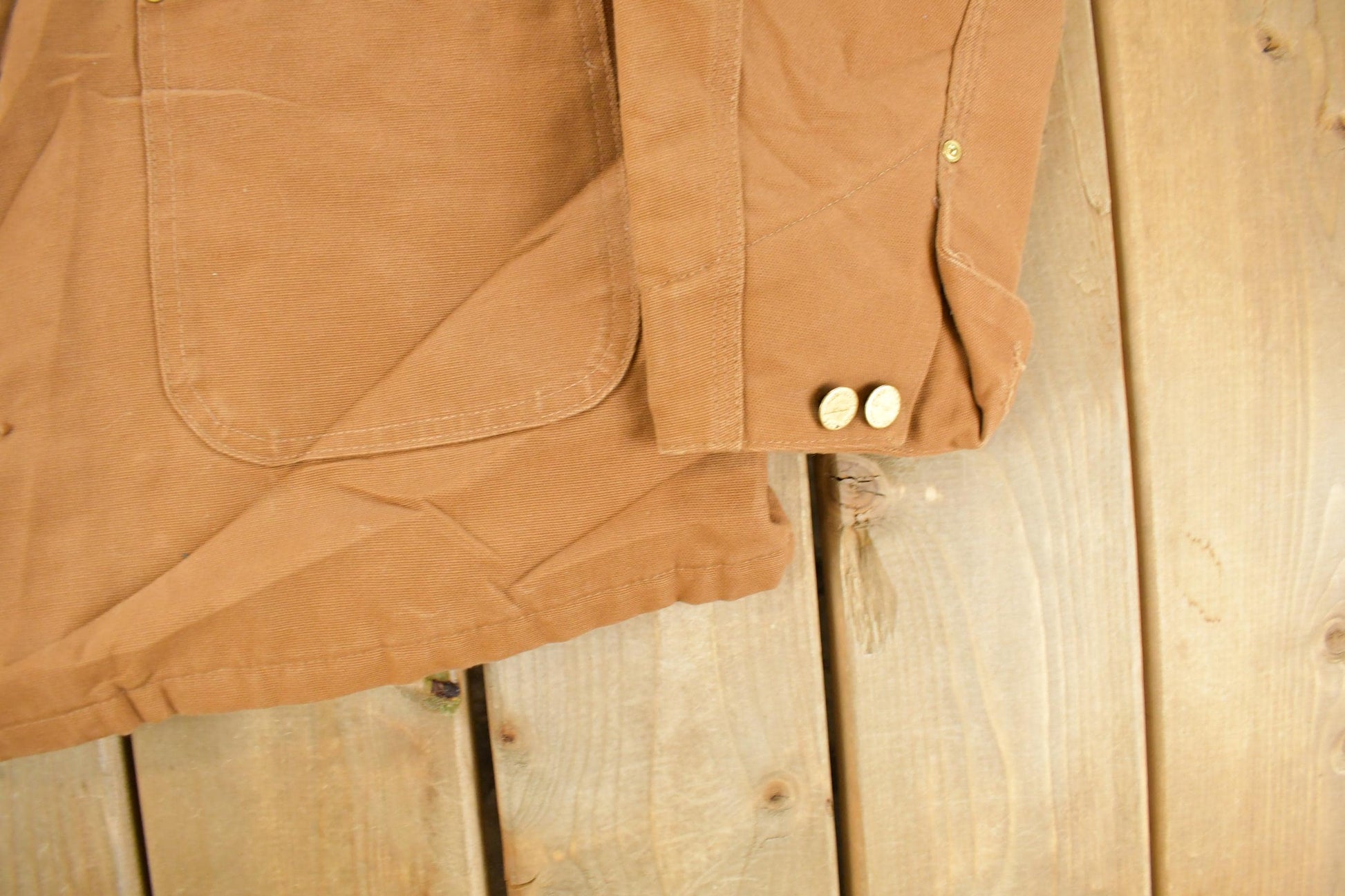 Vintage 1980s Carhartt Chore Barn Coat Jacket Men's Large