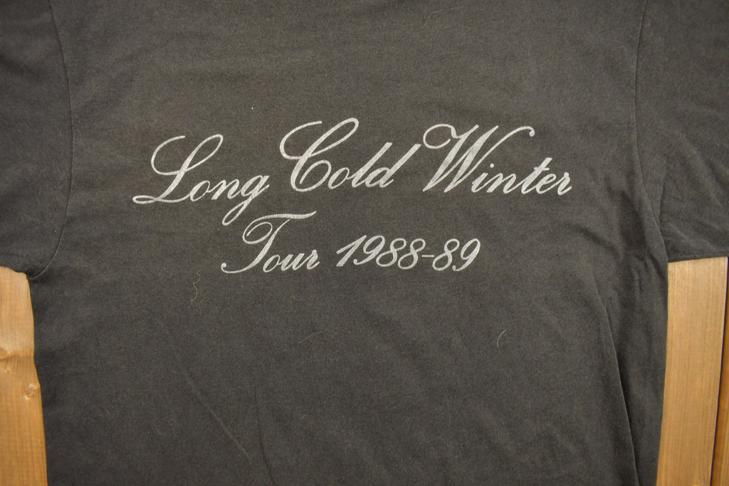 Vintage 1988 Cinderlla Long Cold Winter Tour Band T-shirt