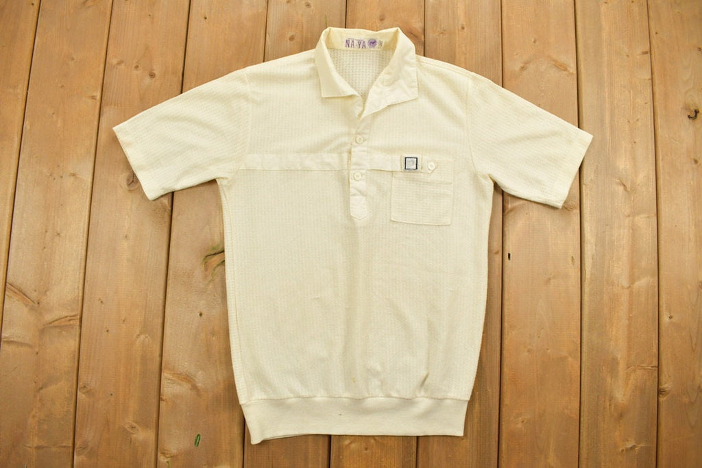 Vintage 1980s NAYA Pocket Polo Shirt
