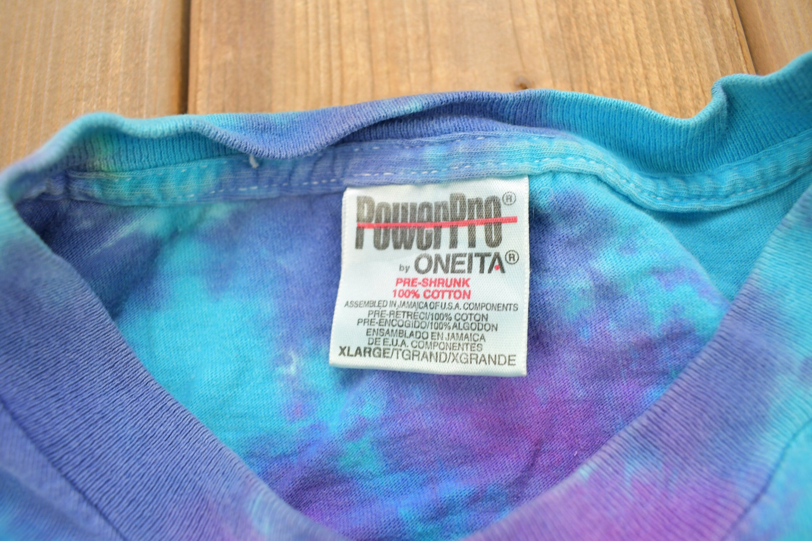 Vintage 1990s Merrill Lynch Investment Management Graphic Tie Dye T Shirt