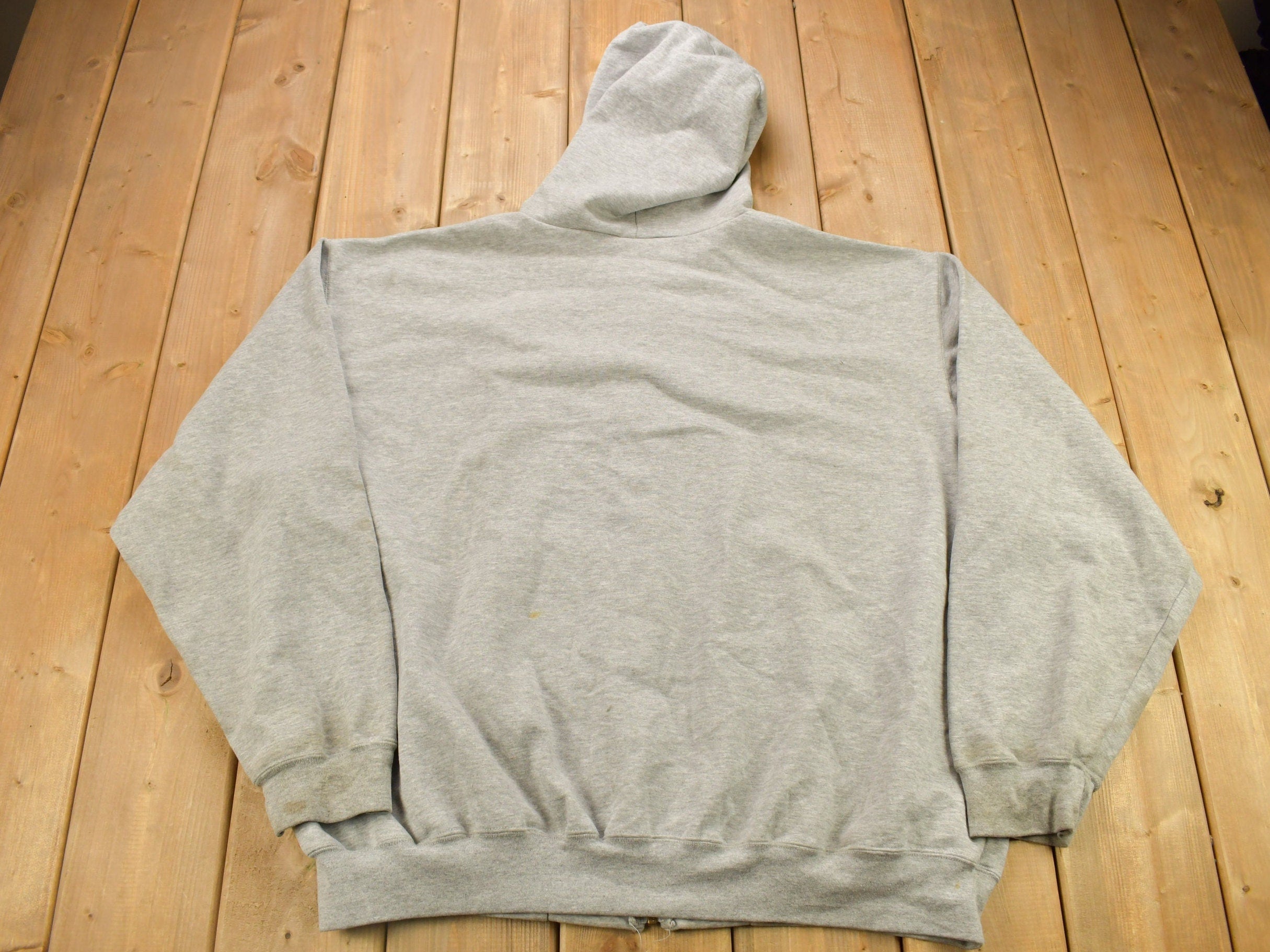 Vintage 1990s Carhartt Grey Zip Up Hoodie