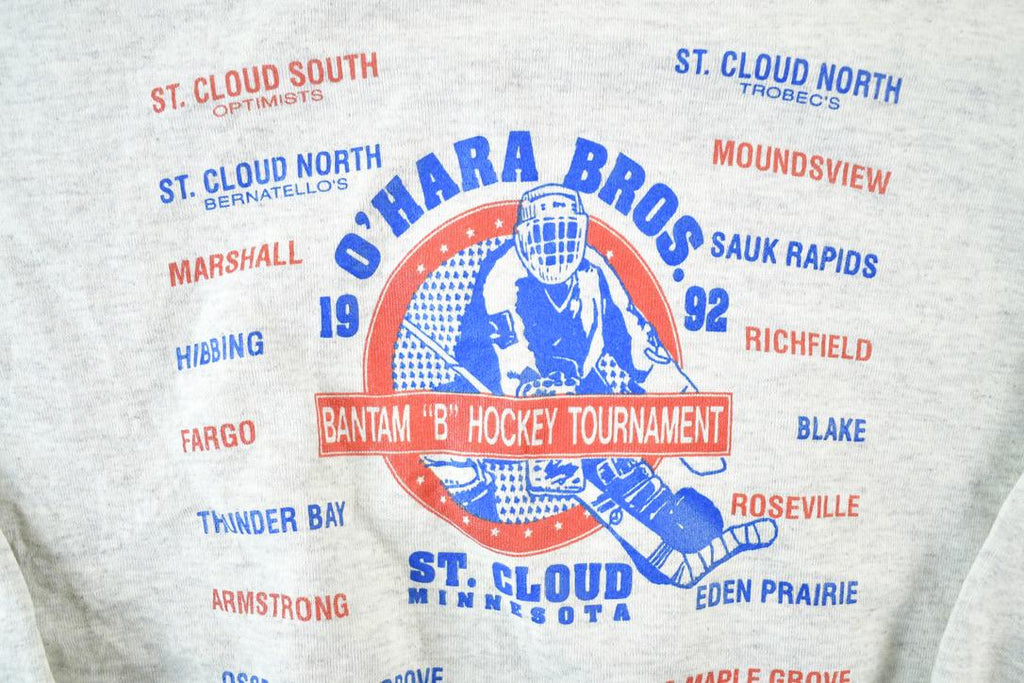 Vintage 1992 Ohara Bros Hockey Crewneck Sweatshirt Mens XXL