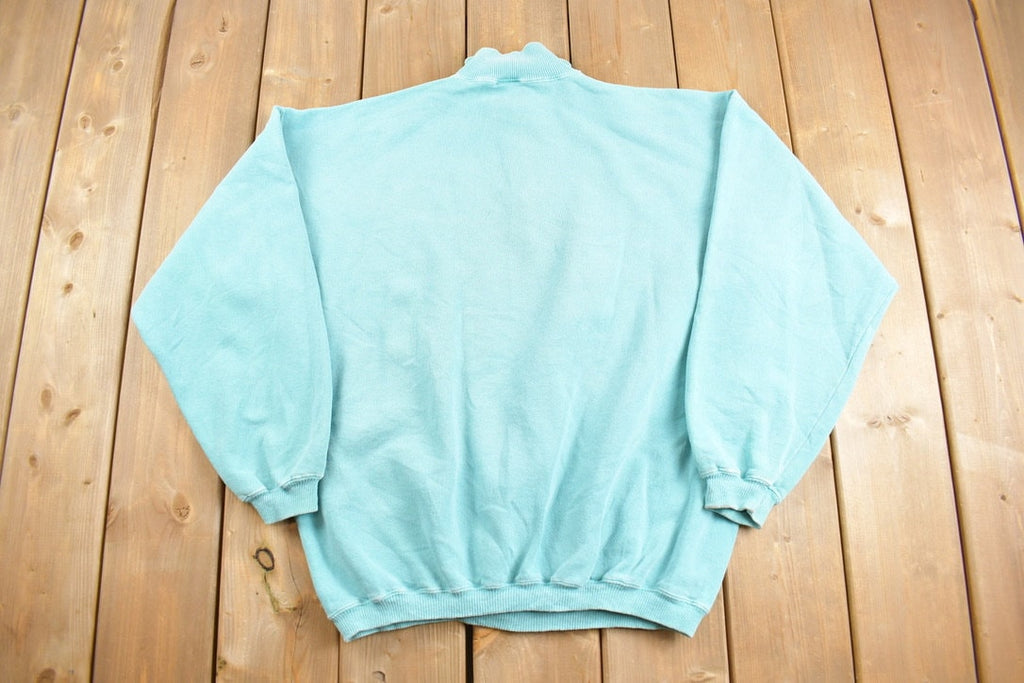 Vintage 1990s Lake view Memorial Quarter Zip Sweatshirt