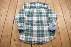 Vintage 1990s County Seat Plaid Button Up Shirt