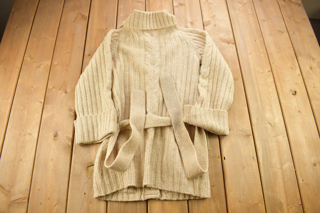 Vintage 1980s Evan-Picone 100% Wool Knit Sweater