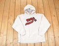 Vintage 1990s St Peters Willy's Cross Grain University Hoodie Sweater Men's L