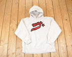 Vintage 1990s St Peters Willy's Cross Grain University Hoodie Sweater Men's L