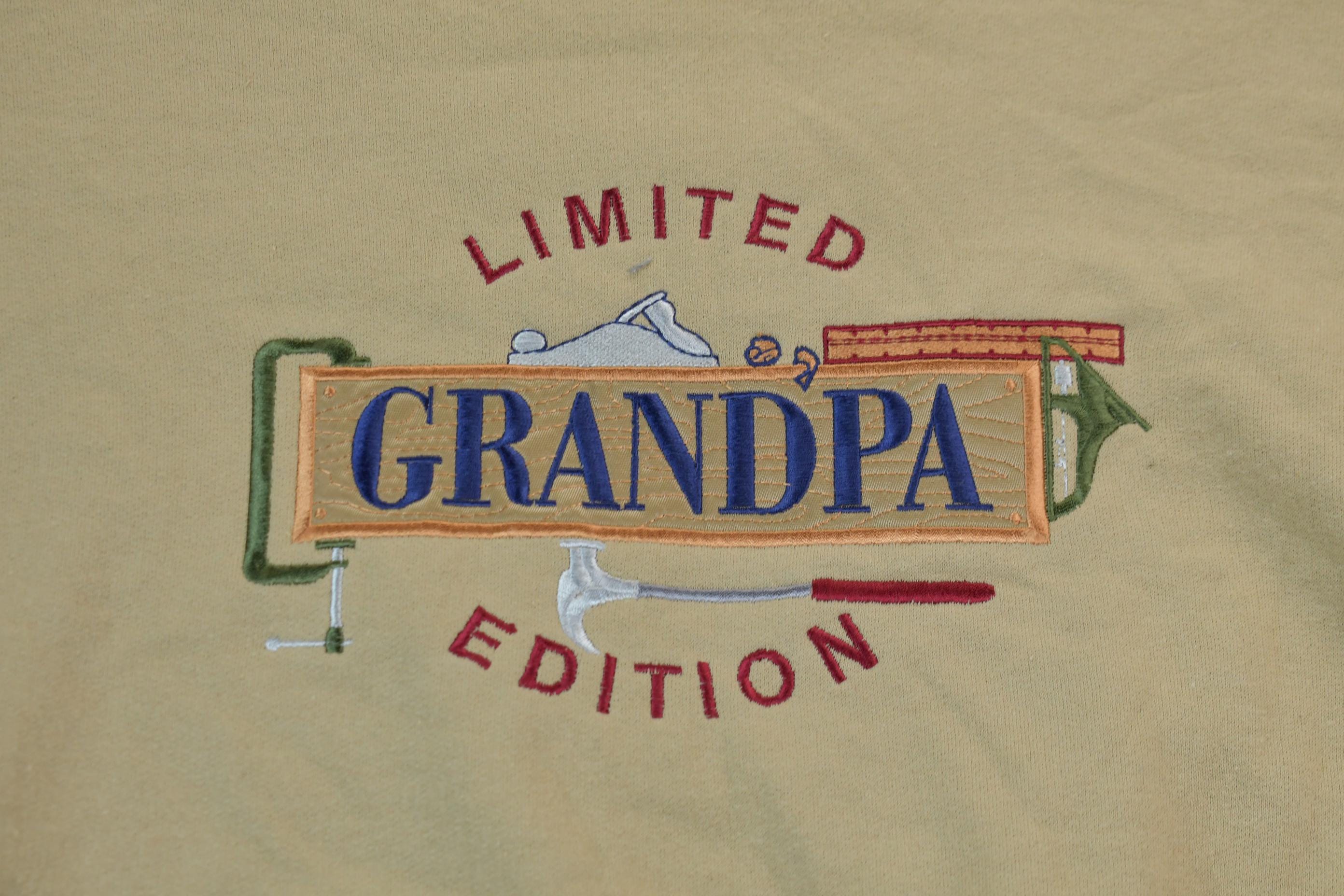Vintage 1990s MOC Sport Grandpa Style Crewneck Sweater