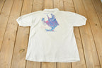 Vintage 1990 Computer One System Engineer Macintosh Specialists Graphic Polo Shirt