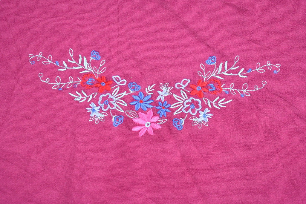 Vintage 1990s Floral Crewneck Sweatshirt