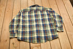 Vintage 1990s Northwest Territory Plaid Flannel Button Up Shirt