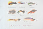 Vintage 1990s Style Sport Single Stitch Fishing Lure Graphic T-Shirt