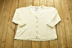 Vintage 90's Bobbie Brooks Knitted Cardigan Sweater