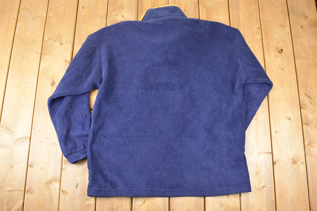Vintage 1990s United States Of America Crest Logo Fleece Outdoorsman Sweater Men's L