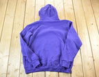 Vintage 1990s Blank Purple Russell Athletic Hoodie Crewneck Sweatshirt Mens L / 90s Souvenir Crewneck / Vintage Souvenir Crewneck