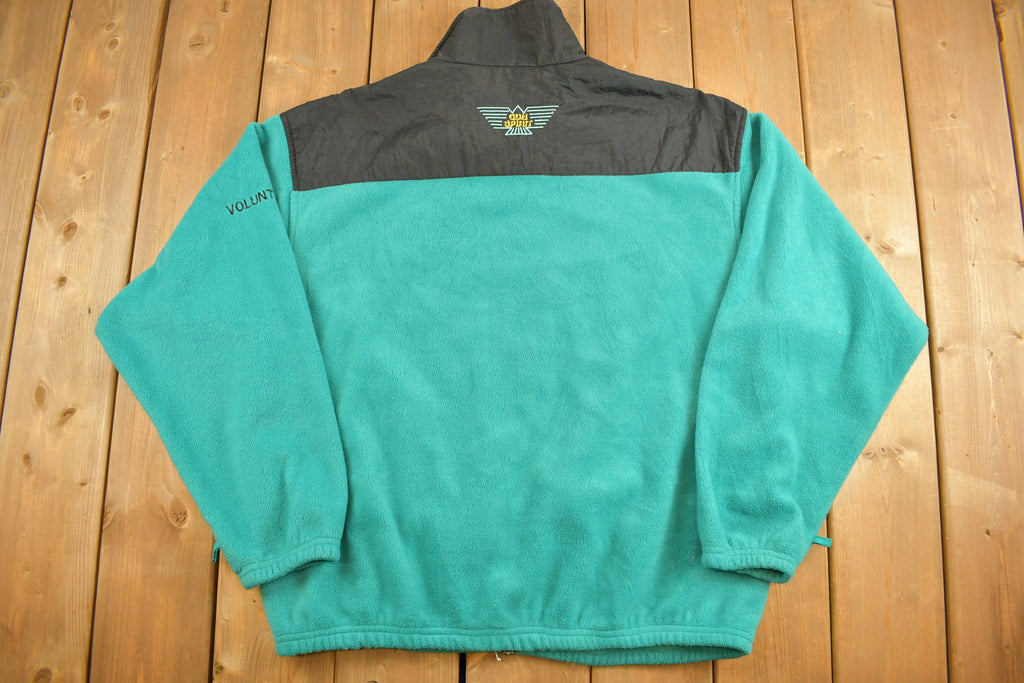 Vintage 1990s Winter Special Olympic Games Full Zip Fleece Sweater