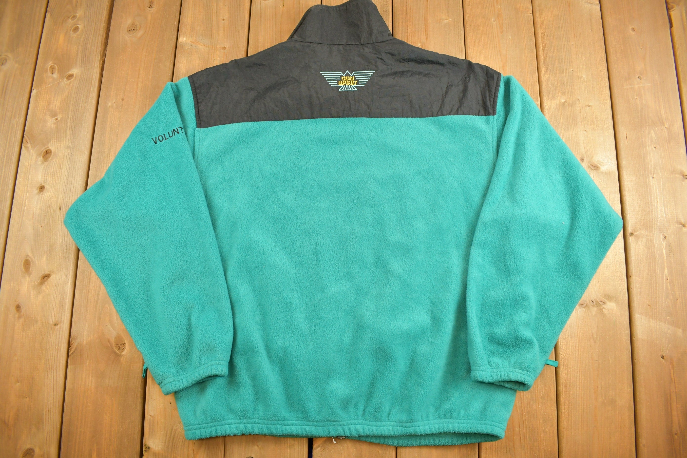 Vintage 1990s Winter Special Olympic Games Full Zip Fleece Sweater