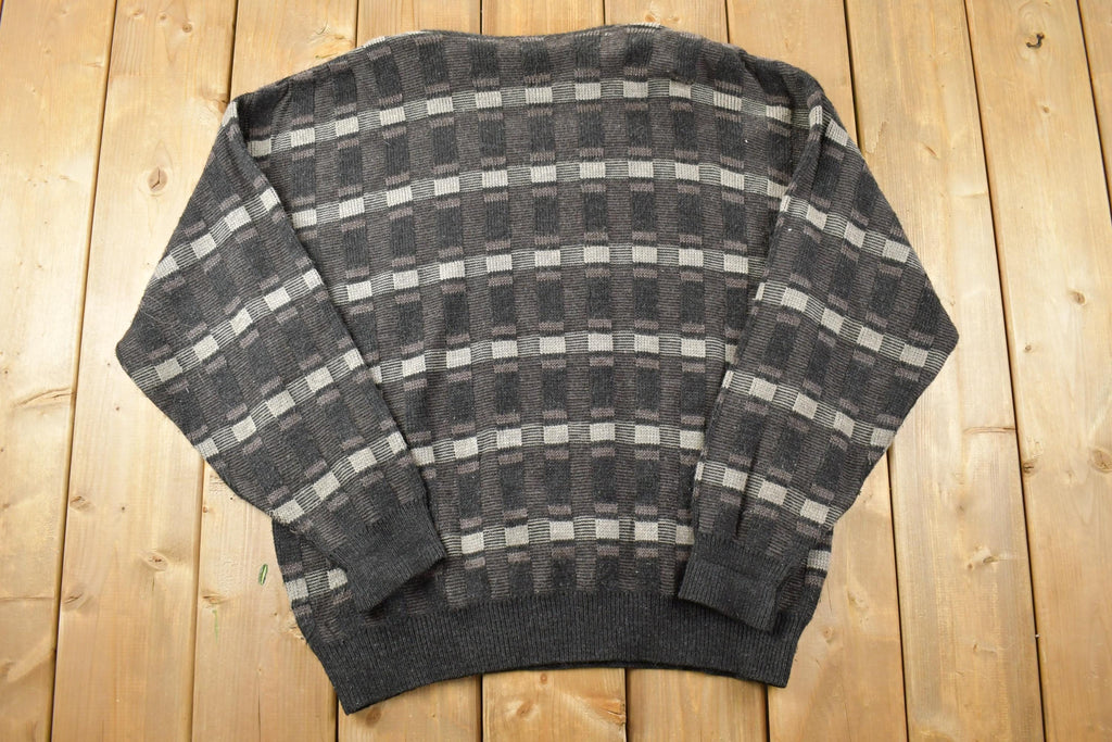 Vintage 1990s Van Heusen Knit Crewneck Sweater