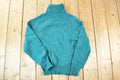 Vintage 1970's SKYR Shetland Wool Knit Turtleneck Sweater Women's M
