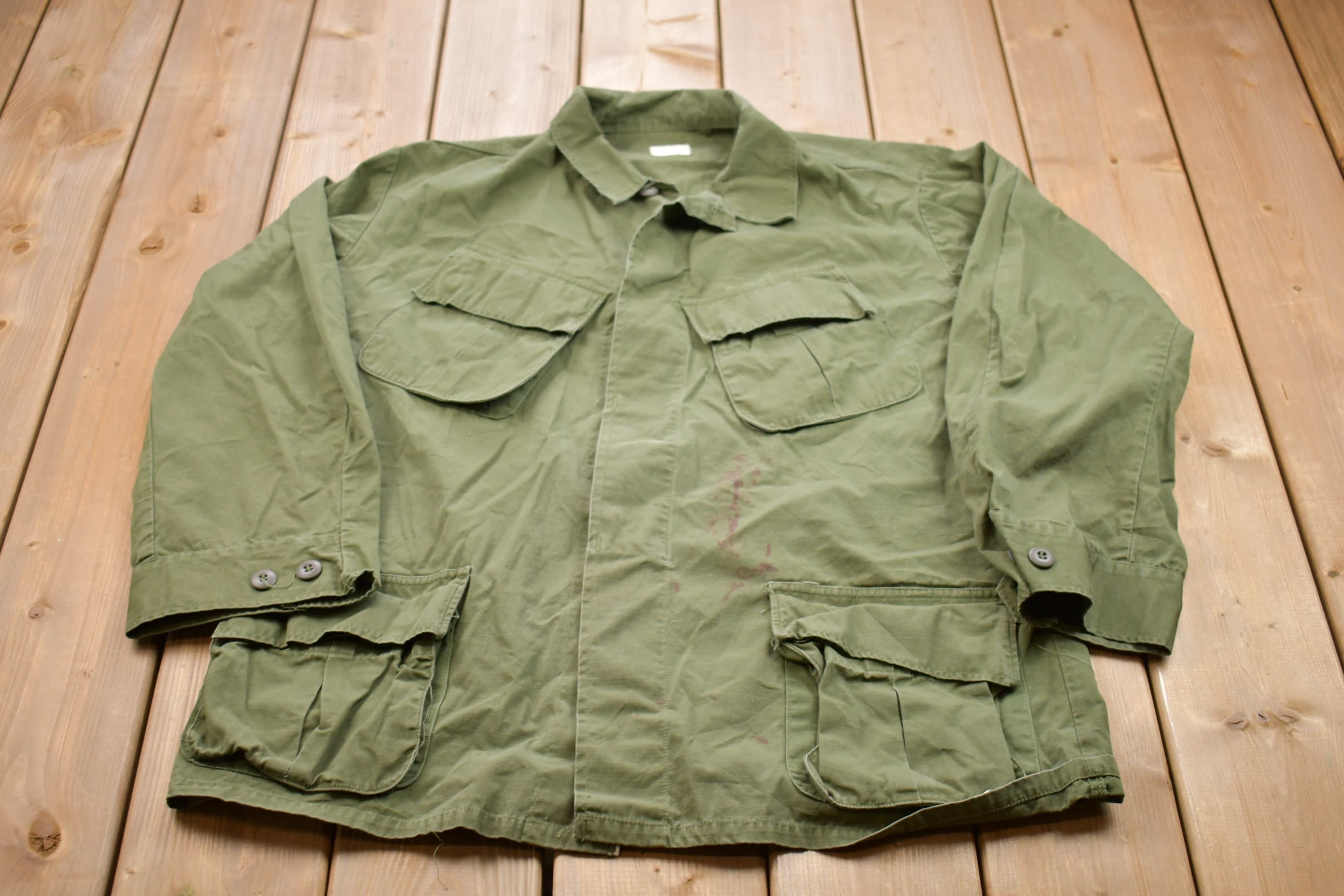 Vintage 1980s Military Field Jacket