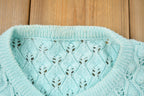 Vintage 1990s Knitted Sweater  Vintage 90s Cardigan  Pattern Sweater  Outdoor  Hand Knit  Pullover Sweatshirt  90s Cardigan