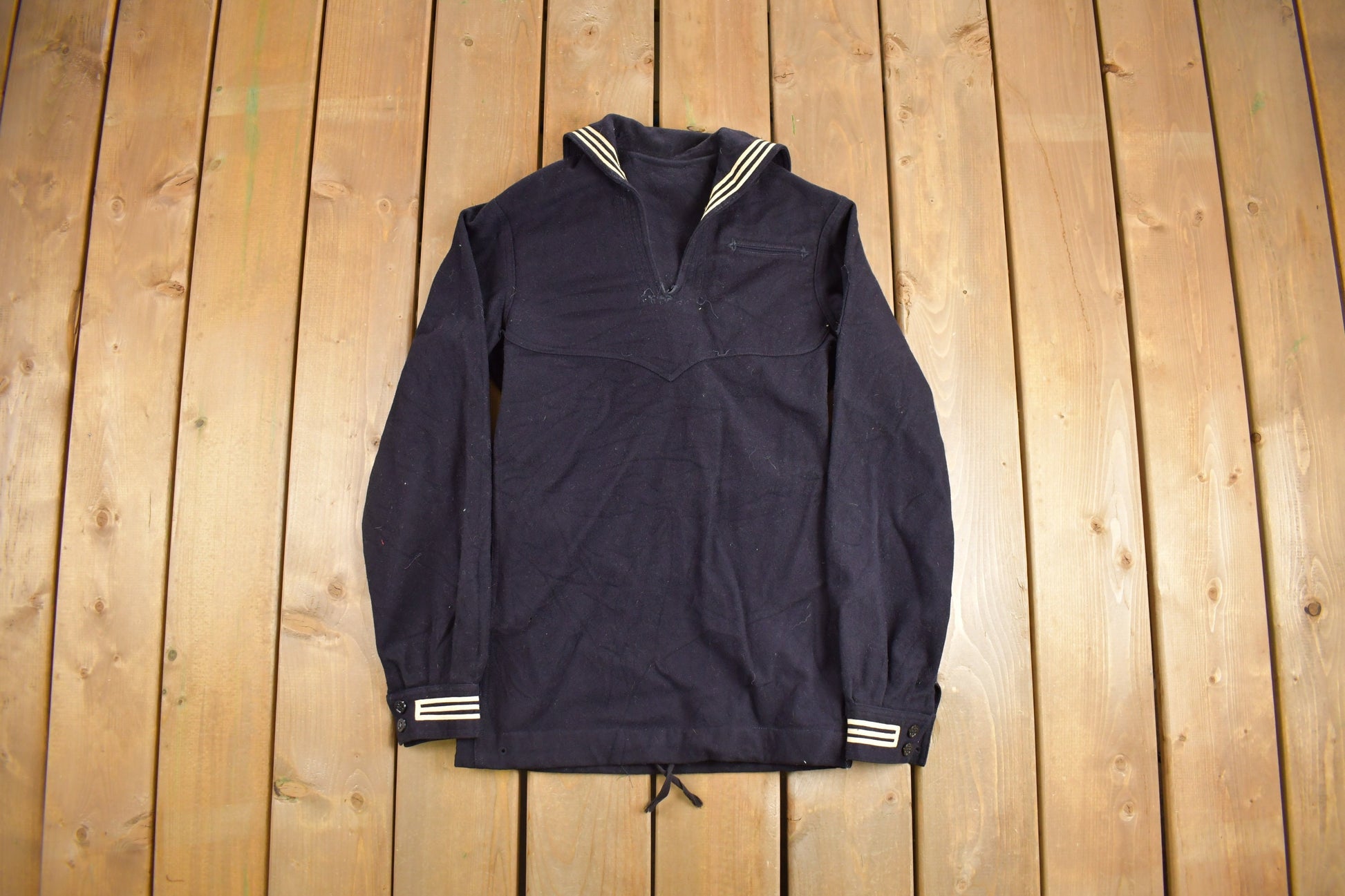 Vintage 1940s WWll Naval Wool Sweater