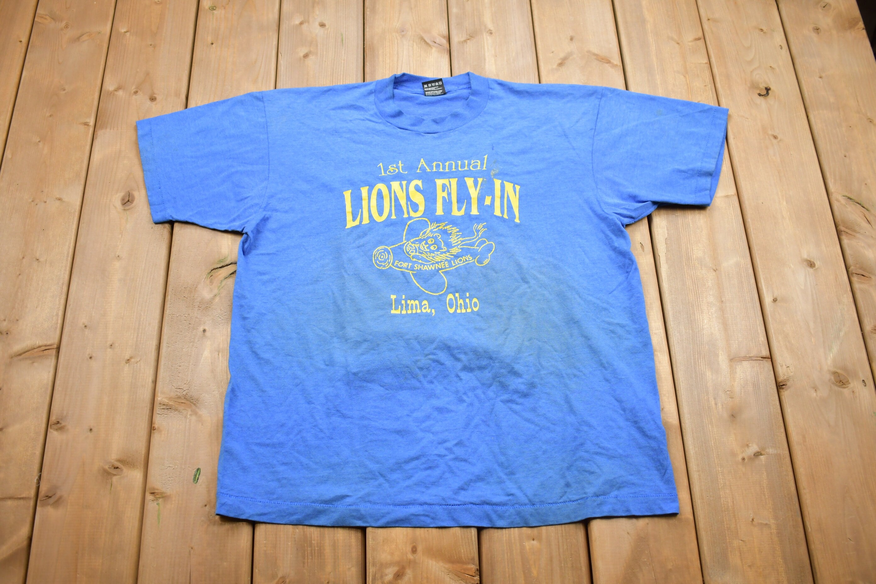 Vintage 1990s Lima Ohio Fort Shawnee Lions T-Shirt