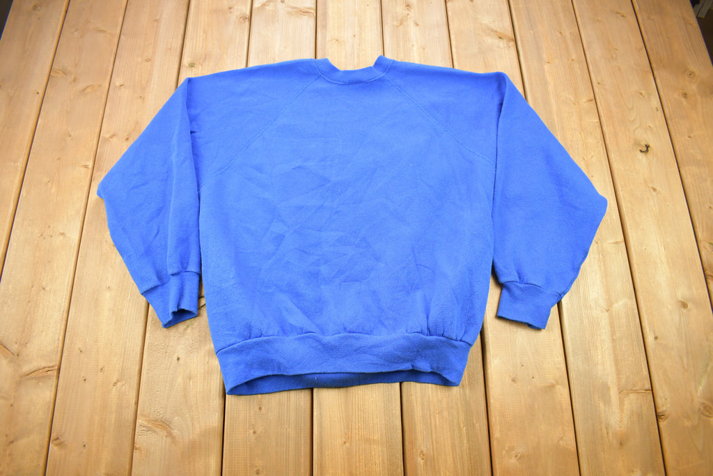 Vintage 1980s Hospice Buffalo Raglan Crewneck Sweatshirt