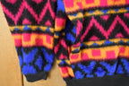 Vintage 1990s Petite Sophisticate Quarter Zip Fleece Sweater Women's Medium