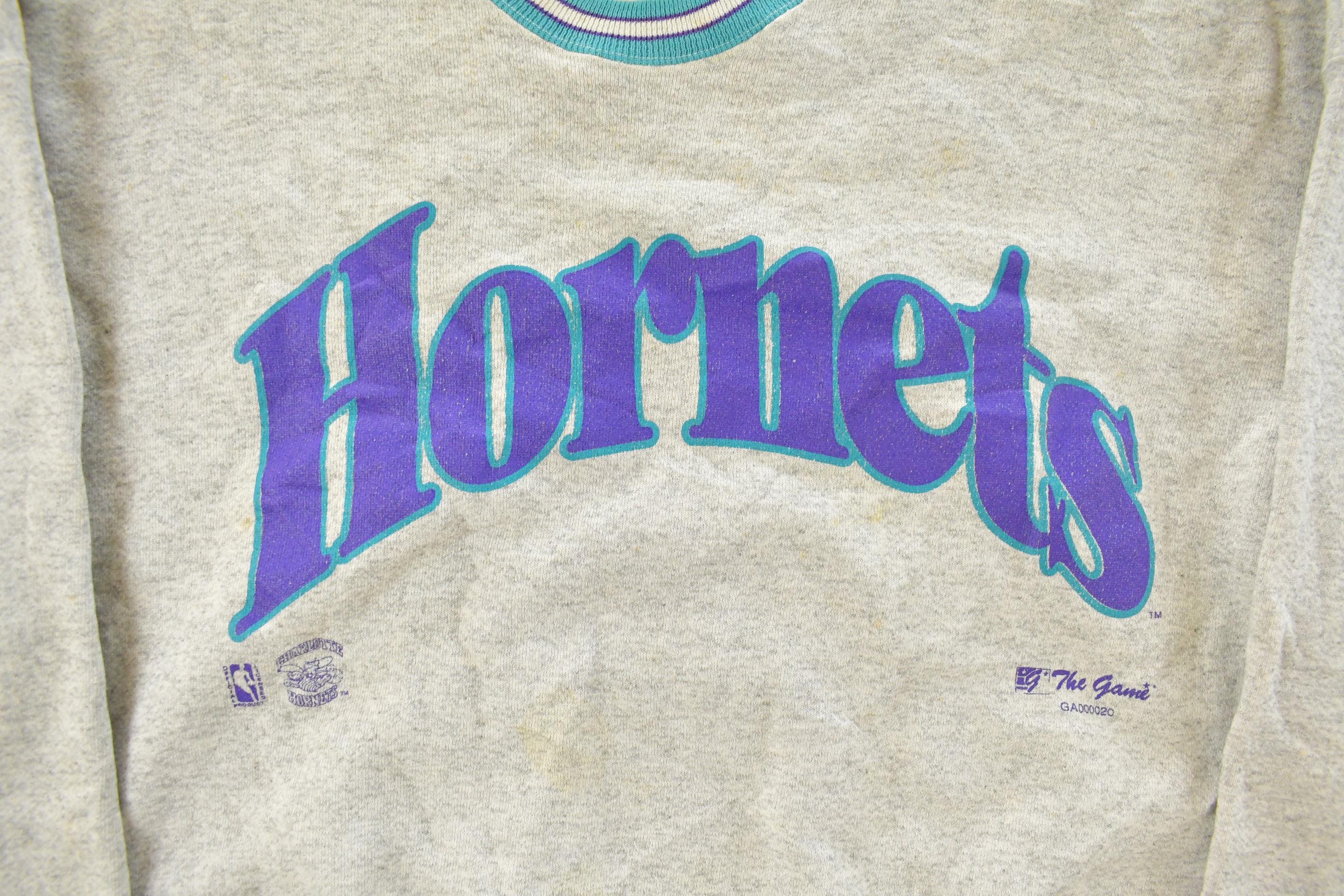Vintage 1990s Charlotte Hornets NBA Crewneck Sweatshirt Men's XL