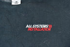 Vintage 1990s All Systems Installation Souvenir Heavyweight Crewneck Sweatshirt