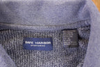 Vintage 1990s Safe Harbour Quarter Button Collared Shirt Mens L