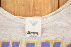 Vintage 1992 Minnesota Vikings Graphic Print NFL Souvenir Football Tank Top Women's M