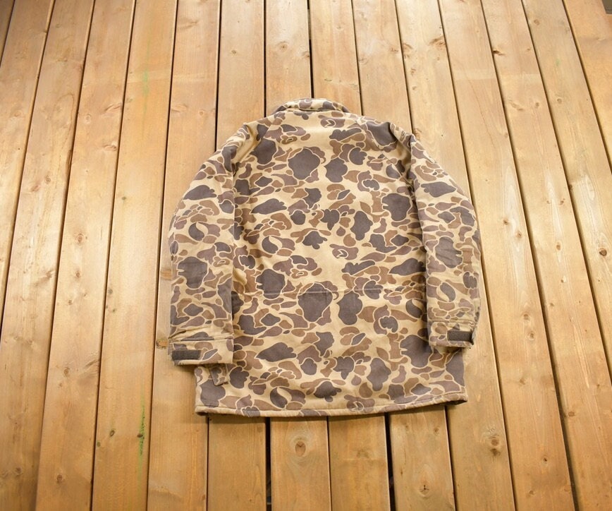 Vintage 1980s BlizzardPruf Frog Camo Winter Jacket
