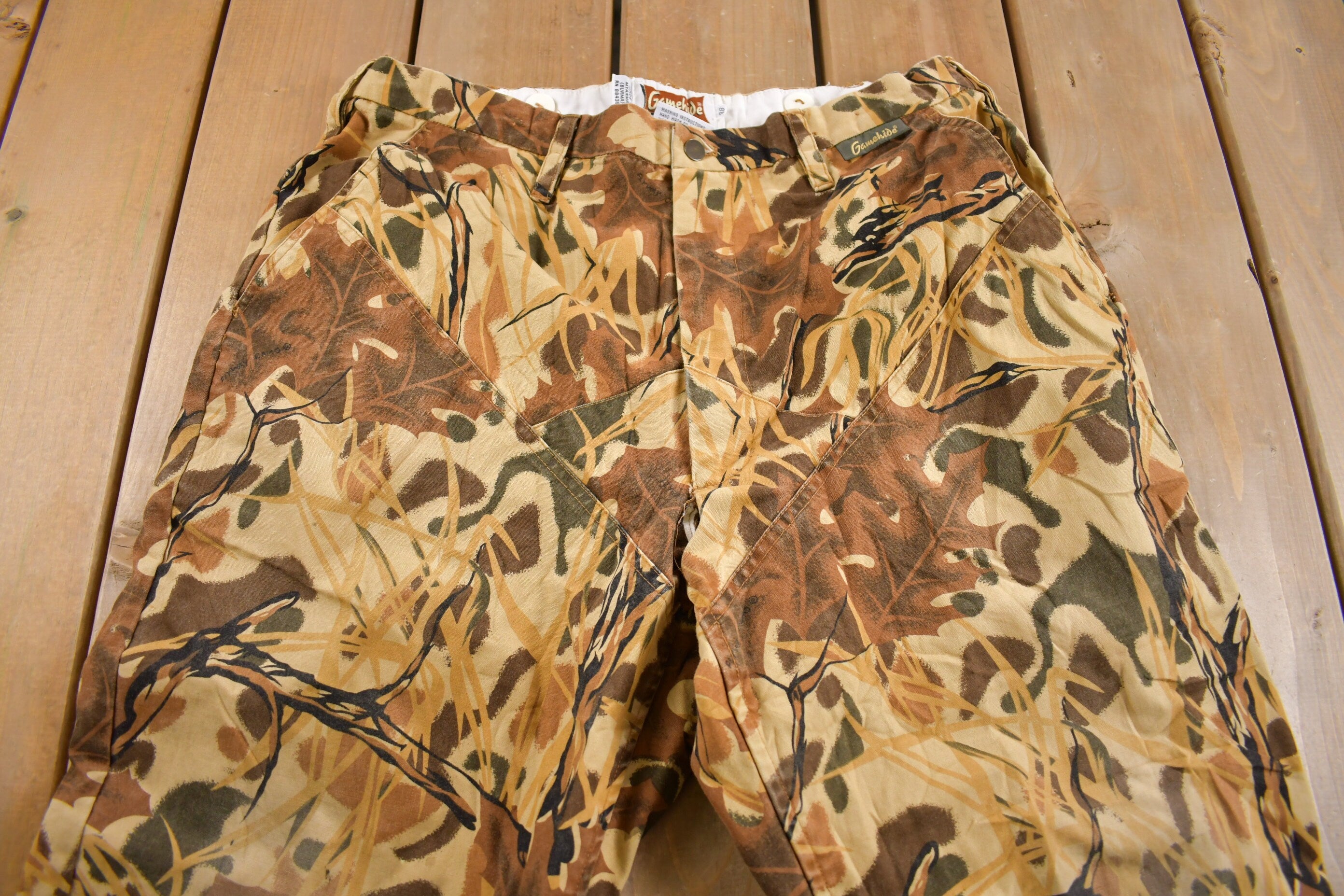 Vintage 1990s Gamehide Tree Camo Pants Size 36 x 30
