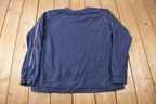 Vintage Y2K Tommy Hilfiger Long Sleeve Embroidered T Shirt Size Large