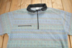 Vintage 1990s Ski Country Imports Quarter Zip Fleece Sweater
