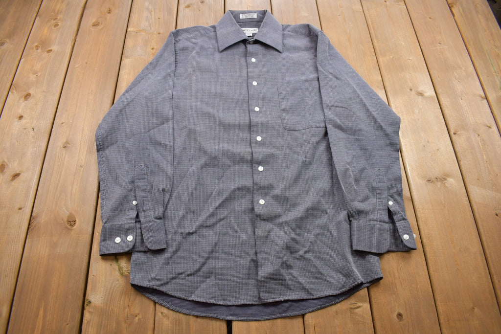 Vintage 1990s Pierre Cardin Button Up Dress Shirt