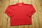 Vintage 90's Last Frontier Mixed Blues Wilderness Crewneck Sweatshirt