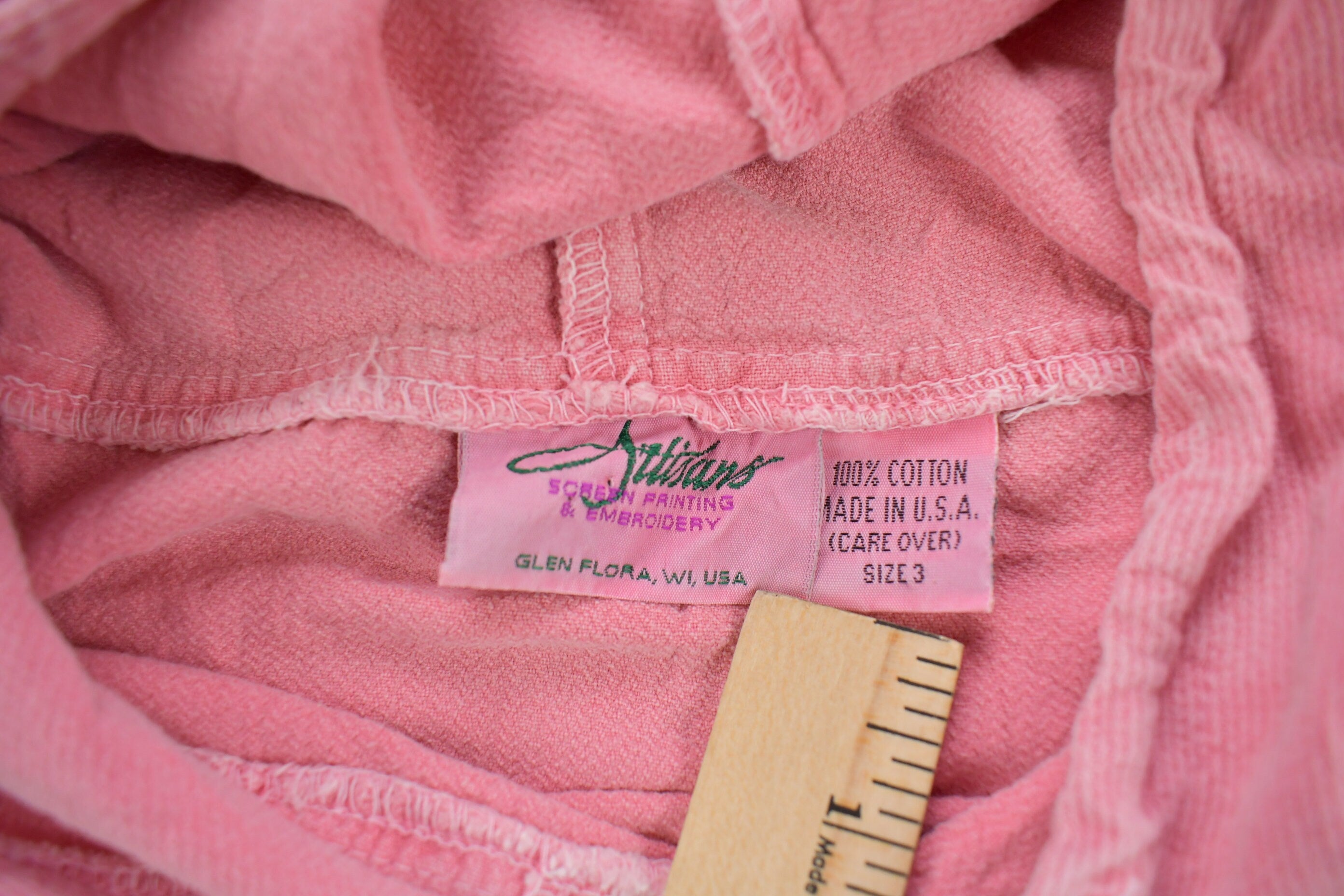 Vintage 1990s Wisconsin Corduroy Hoodie
