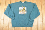 Vintage 1990s Tigger Winnie The Pooh Bear Disney Crewneck Sweater Women's XL