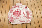 Vintage 1990s Massachusetts Themed Vintage Quilt Jacket