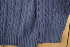 Vintage 1990s Champs Cable Knit Crewneck Sweater