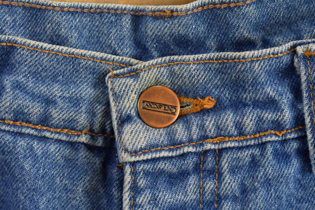 Vintage 1990s Lands End Womens Denim Jeans Size 30 x 34