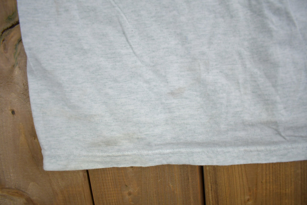 Vintage 1990s Fruit Of The Loom Blank Grey T Shirt
