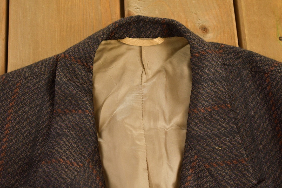 Vintage 1990s Wool Blazer Jacket