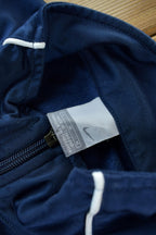 Vintage Y2K Nike Mini Logo Full Zip Sweatshirt / Vintage Nike Grey Tag / Sportswear / Mini Swoosh / Embroidered