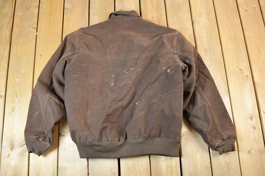 Vintage 1990s Carhartt Perfectly Distressed Sante Fe Jacket Made In USA